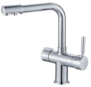 Смеситель для кухни Haiba HB70088 с подключением фильтра питьевой воды хром